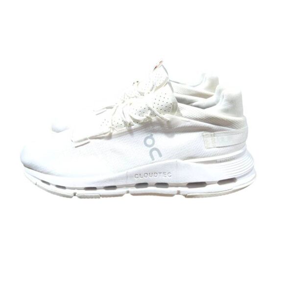 ON RUNNING Cloudnova 2 'All White' Running Shoes Size 11 - Picture 3 of 9